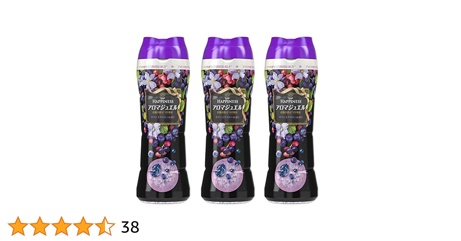アロマジュエル　サファイアベリーの香り本体885ml×19本 Amazon | P&G レノア ハピネス アロマジュエル サファイアベリー
