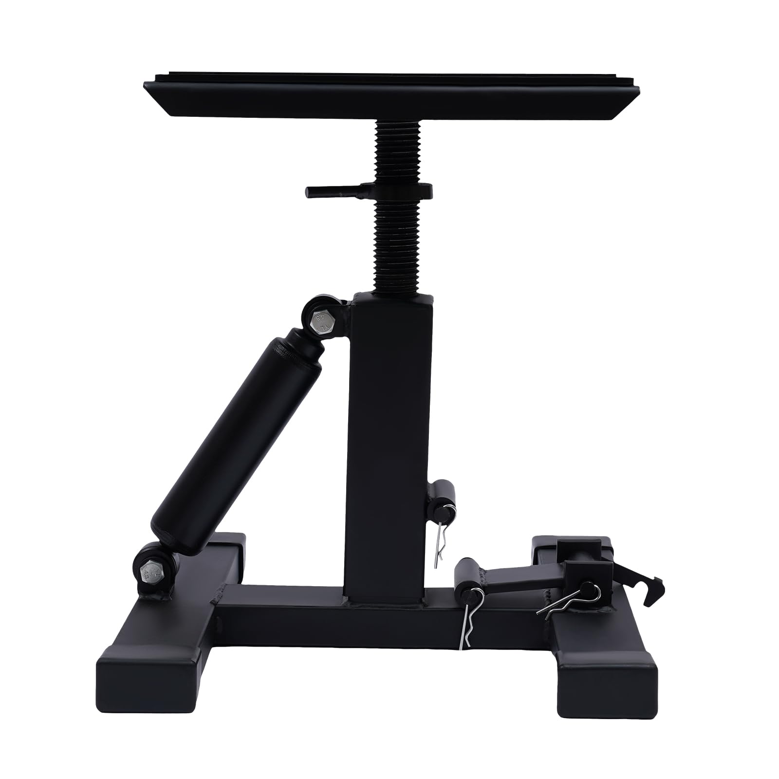 Dirt Bike Lift Stand, Sollevatore idraulico per moto, 150 kg, funzionamento di sollevatori idraulici, altezza regolabile per moto accessori di riparazione strumenti, per riparazione bici