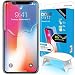 Dome Glass iPhone X Screen Protector Tempered Glass Shield, [Liquid Dispersion Tech] 2.5D Edge of Screen Coverage, Easy Install Kit and UV Light by Whitestone for Apple iPhone X (2017) / iPhone 10