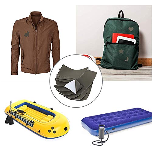 Mirrwin Self-Adhesive Repair Patches Repair Film Nylon Tent Patch Repair Tape Kayak Repair PVC Repair Kit for Tarpaulin Tents Backpacks Rain Jacket Down Jackets Umbrella 10 Sheets - Image 7