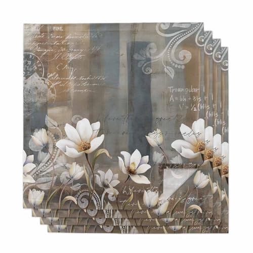 Servilletas de Tela Gehucoxee Pack de 4, 20x20 Inch miniatura 1