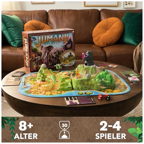 Spin Master Games - Jumanji Stampede - großes kooperatives 3D-Abenteuerspiel für die ganze Familie, 2-4 Spieler, ab 8 Jahren – Bild 3