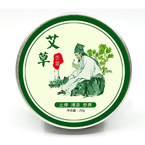 1Pcs Wormwood Ointment Cooling Oil Herbal Medical Balm Plaster Anti itching Moxa Moxibustion Health Care Cream
