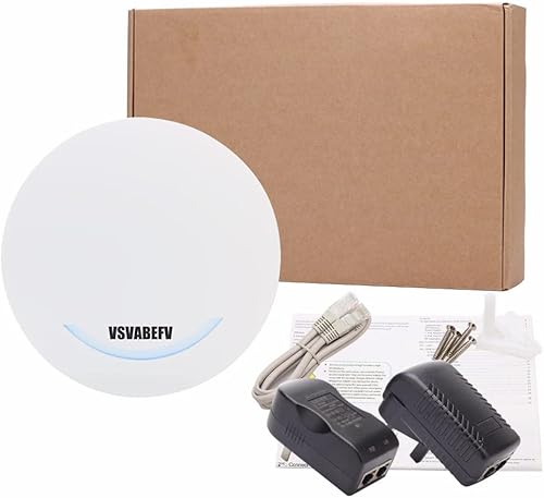 Miniatura 7 de Punto de acceso inalámbrico Gigabit POE de doble banda  Largo alcance 5Ghz 1200Mbps Router AP montado en el techo Punto de acceso inalámbrico