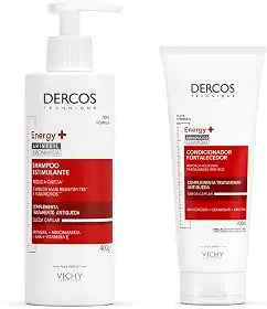Kit Vichy Dercos Antiqueda Energy+: Shampoo 400g + Condicionador 200g