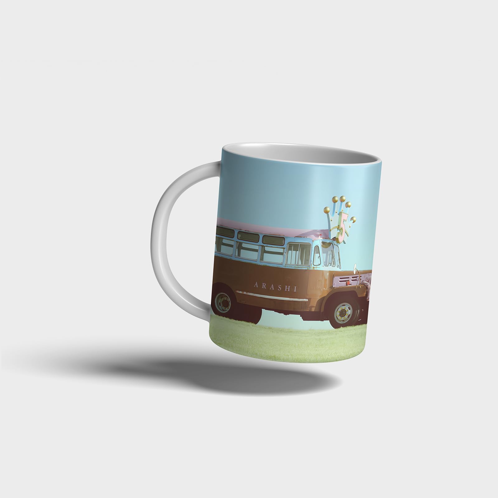 嵐　マグカップ Amazon.co.jp: 嵐 ARASHI/Five マグカップ 記念デザイン コーヒー
