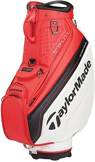 New TaylorMade 2023 Stealth 2 Tour Staff Bag - Red & Black