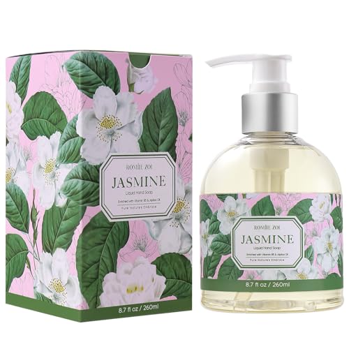 Image of ROMIIE ZOI Liquid Hand Soap with Gift Box - Jasmine- 260ml / 8.7 fl.oz