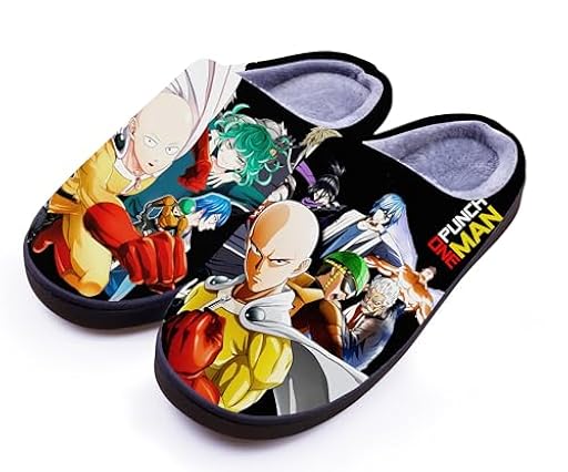 WANHONGYUE Anime Japonés One Punch Man Pantuflas Hombre Mujer Invierno Cálido Suave Zapatillas de Casa Antideslizantes Zapatos para Interiores Exteriores One Punch 44-45 EU | Ya disponible en tu tienda friki favorita! En mundofriki.es! WANHONGYUE Anime Japonés One Punch Man Pantuflas Hombre Mujer Invierno Cálido Suave Zapatillas de Casa Antideslizantes Zapatos para Interiores Exteriores One Punch 44-45 EU | Ya disponible en tu tienda friki favorita! En mundofriki.es!