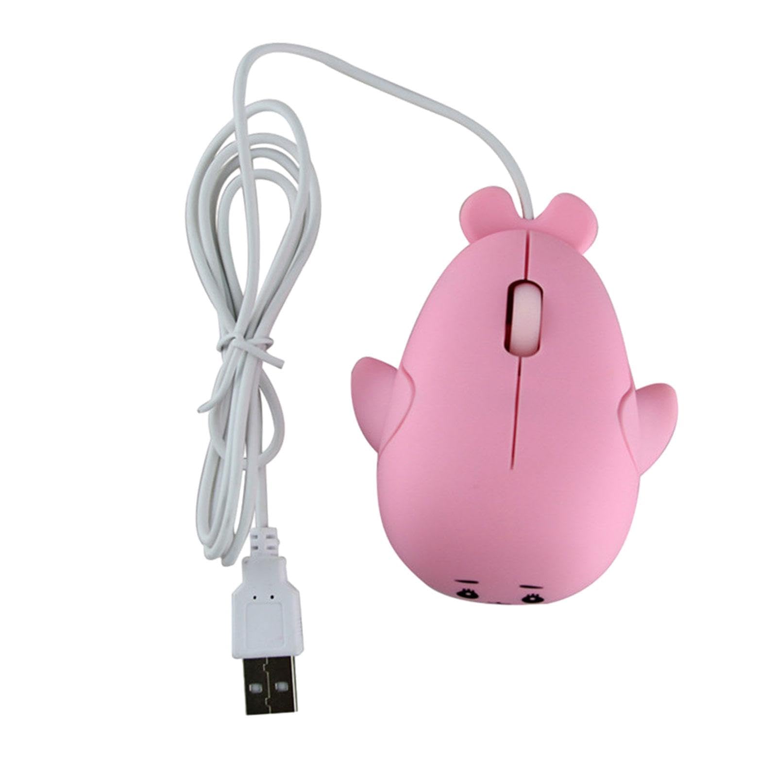 Dolphin Shape Wired Mouse Gift Cute Desktop Mouse for Computer PC Laptop Boy Pink| Computers/Tablets & Networking|Keyboards, Mice & Pointers|Mice, Trackballs & Touchpads-image-36