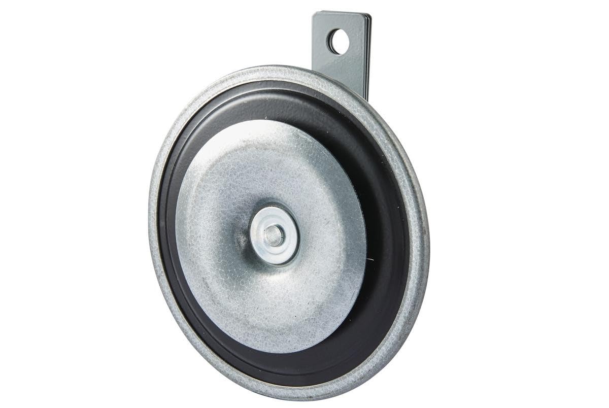 HELLA 3BA 002 768-201 Signal Horn - B36 - 24V - 116dB(A) - Frequency Range: 400Hz - High Tone - Housing Colour: Grey - Flat Plug-in Connector