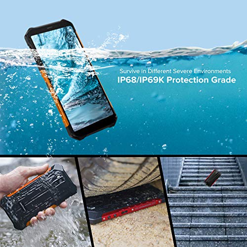 Ulefone-Armor-X3-Movil-Libre-Resistente-IP68-Impermeable-Smartphone-de-55-189-HDAndroid-9-Dual-SIM-2GB32GBDoble-Camara-de8MP-2MP-y-5MP5000mAh-Bateria-Face-IDGPSWi-FiBluetoothNaranja