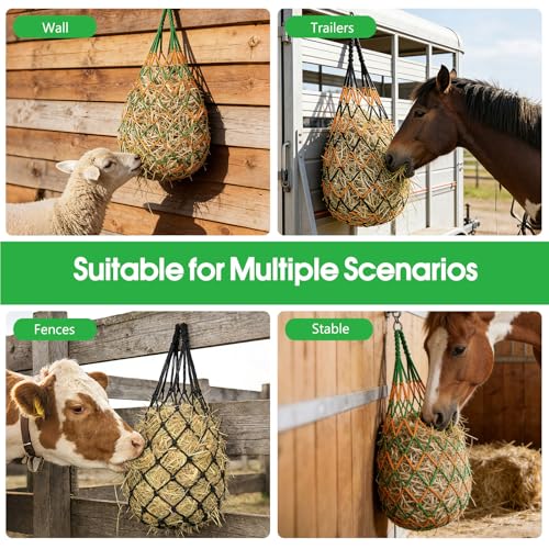 Zquilabon 3-Pack Slow Feed Hay Nets