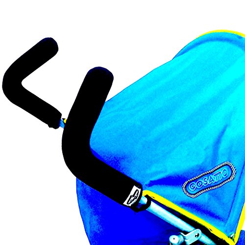 Housses de protection en néoprène pour poignées de poussette Cosatto (s'enfilent sur le caoutchouc d'origine)