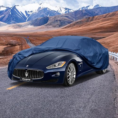 Image of Kaugung Heavy Duty Car Cover Custom Fit Maserati Gran Turismo (2007-2025),Waterproof All Weather Resistant Outdoor Sun Rain Dust Snow Protection with Anti-Theft Lock.(USA Warehouse,Within 3-7 Days)
