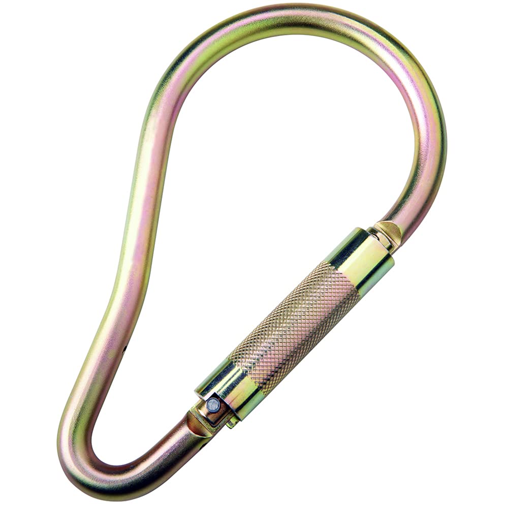 Elk River Fall Rated Steel Carabiner with Auto Twist-Lock, Scaffold, 2" Gate Opening