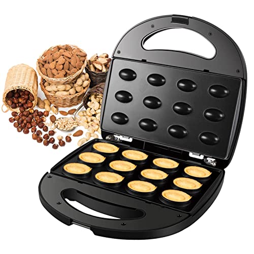 Electric Walnut Cake Maker - Automatic Mini Nut Waffle Maker & Cookie Mold for Kitchen Baking Tool - Image 3