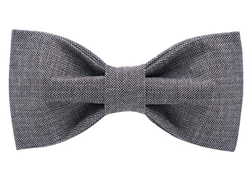 Lionet Paws Hundehalsband mit Fliege, Langlebiges Bequemes Baumwolle Halsband mit Metall Steckverschluss für Hunde und Katzen, Hals 25-40cm