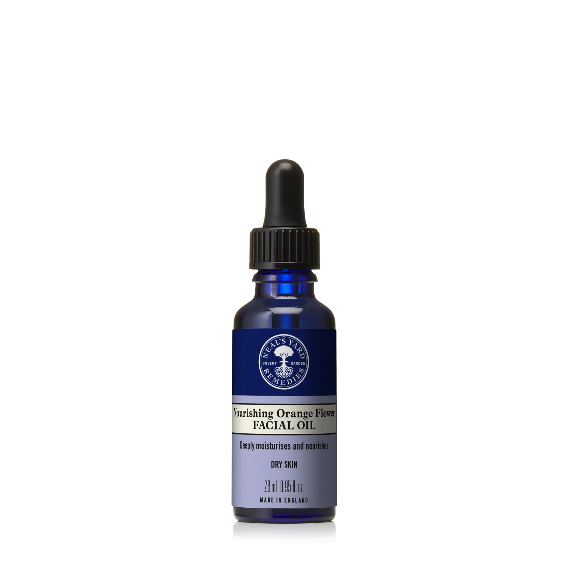 Neal's Yard Remedies Orange Flower Facial Oil, Nourishing & Moisturising Face Oil for Dry Skin Vegan & Cruelty-Free, 28ml