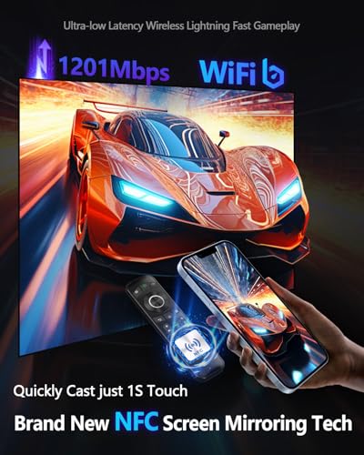 4K Ultra HD Home Theater Projector with Auto Focus, Bluetooth, and Smart Features for Daytime Use