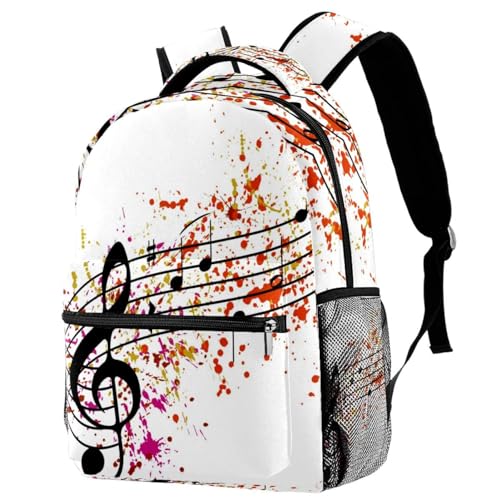 Sac à dos notes de musique multicolore : le cadeau parfait pour adolescents