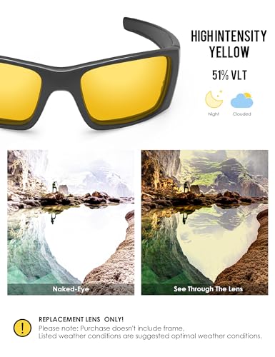 Image of BLAZERBUCK Anti-salt Polarized Replacement Lenses for Oakley Fuel Cell OO9096 Sunglass