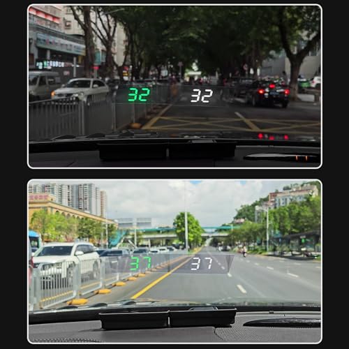 Image of Car HUD Head up Speed Meter Display Over Speed Warning for Buses Trucks Green KMH|Consumer Electronics|Vehicle Electronics & GPS|Radar & Laser Detectors|1Pcs Car Hud Head Up Display