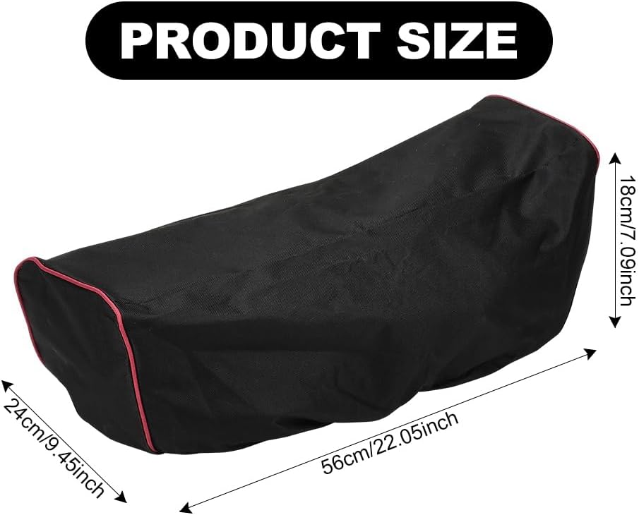 Winch Cover, Heavy Duty 600D Oxford Fabric Waterproof UV Tear Resistant, Dust-Proof Protective Cover for 8500-17500 lbs Electric Winches, 22"x9.5"x7", Indoor/Outdoor, Durable Car Exterior Accessories