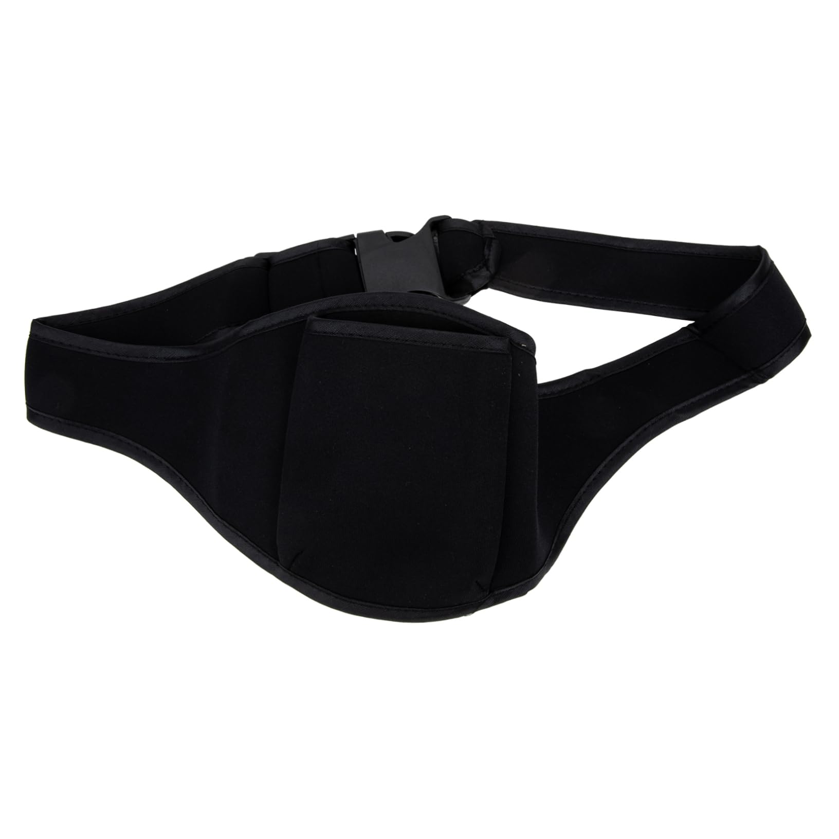 FUNOMOCYA Microphone Holder Pack Mic Belt and Carrier Pouch for Fitness Instructors Durable Neoprene Waist Bag for Yoga Cycling and Personal Trainers Fits Up