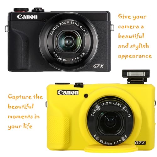 Funda de silicona para cámara Canon Powershot G7X Mark III miniatura 4
