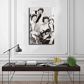 Poster Dia De Los Beatles sur toile pour décoration de chambre à coucher, paysage sportif, bureau, décoration de chambre… - Les Beatles, Paul McCartney, John Lennon, RIngo Starr, George Harrison Poster Dia De Los Beatles sur toile pour décoration de chambre à coucher, paysage sportif, bureau, décoration de chambre… – Image 3