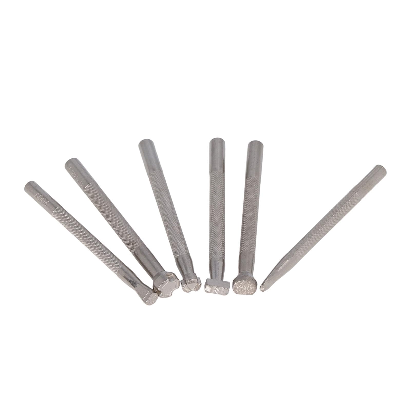 Juego de 12 herramientas de estampado de cuero, kit de trabajo artesanal de cuero, kit de herramientas de cuero hecho a mano con martillo de nailon de madera para hacer sillas de