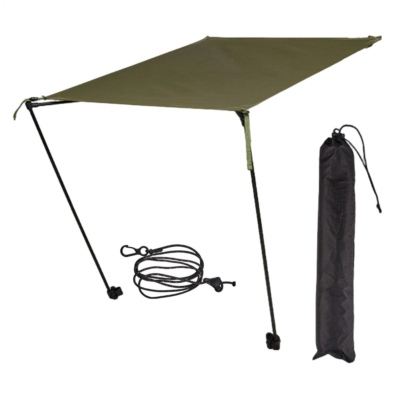 Ombrellone per sedia con morsetto regolabile, portatile, da spiaggia | da viaggio, retrattile, tenda leggera da terrazza, accessorio da spiaggia per campeggio, pesca, escursionismo, viaggi, picnic