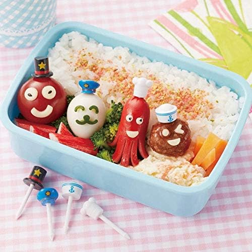 Torune Food Picks Bento Lunch Accessories, 4 Design Working Hat image 5