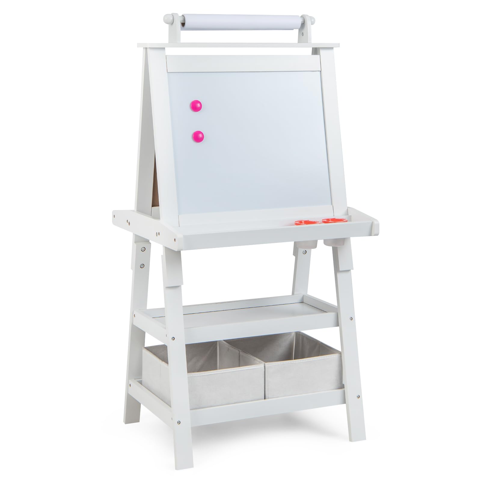 Lavagna Cavalletto WOOMAX Spidey 2 In 1 – Lavagna Gesso E Magnetica, Con Accessori, Regalo Educativo Per Bambini Dai 4 Anni