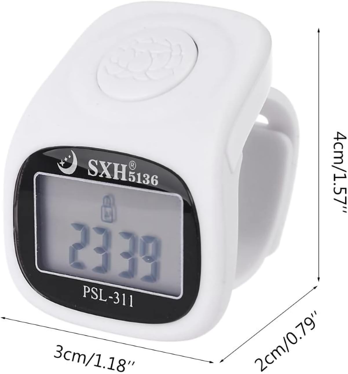 PHONEX Tally Counter Clicker : Multi-Channel Digital Finger Counter Tasbih with LED, Beep Sound, Time Clock & Reset Button - Premium Quality Dhikr Counter & Tasbeeh Counter