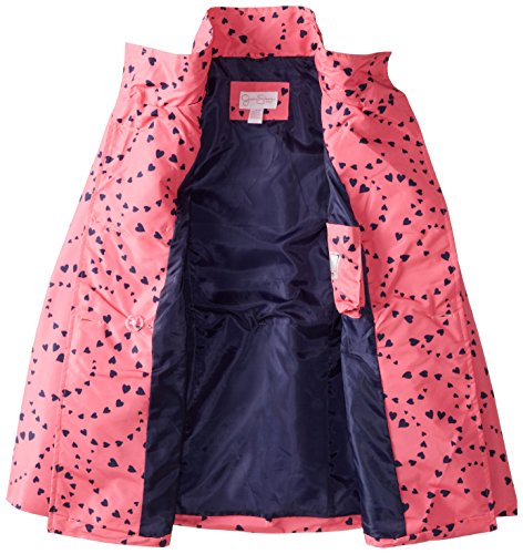 Jessica Simpson Big Girls' Double Breasted Trench with Hearts2