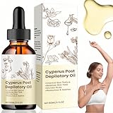 Cyperus Rotundus Oil,Cyperus Öl,Cyperus-Rotundus-Öl,Cyperus Extract Oil for Smooth Skin &Hair Removal,Anti-Haar Serum,Cyperusöl,Beruhigend und Pflegend,Geeignet für Alle Hauttypen
