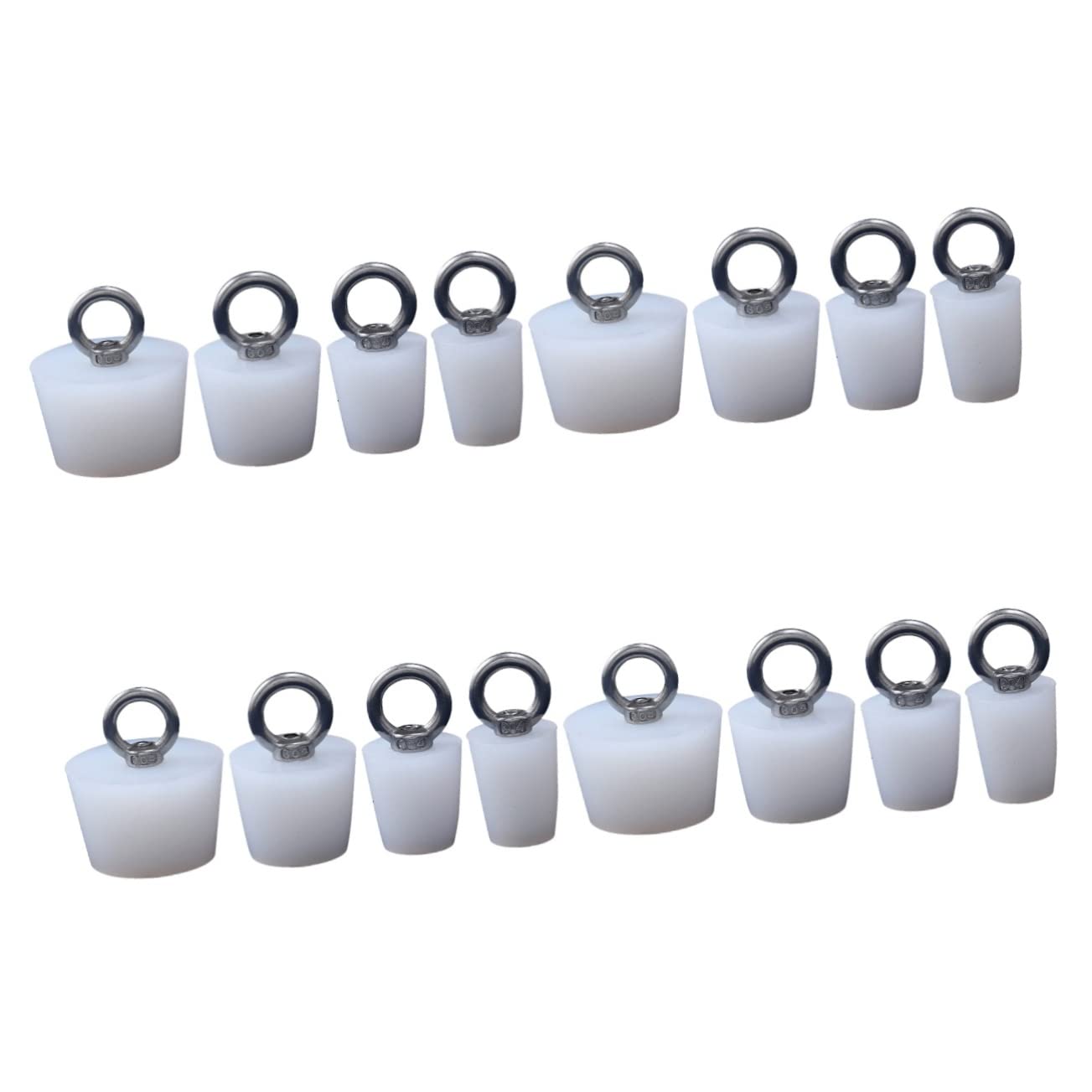 Amosfun 4 Set Tappo Di Scarico Tappi Per Lavello Cucina Guarnizione Water Universal Drain Stopper Tappi Lavello Tappo Per Vasca Da Bagno Tappo Da Bagno Gomma Da Cancellare Bianca 4 Pezzi*4
