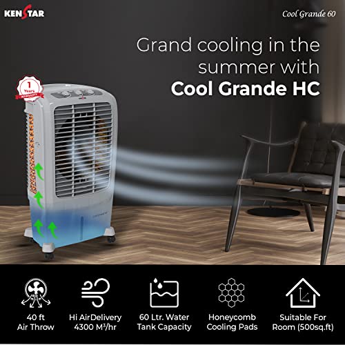Compare Kenstar COOL GRANDE HC 60 Desert Air Cooler for Home