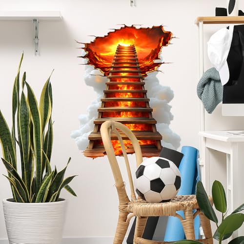 Vinilo Decorativo 3D Volcán Lava Puente Flame Lava miniatura 6