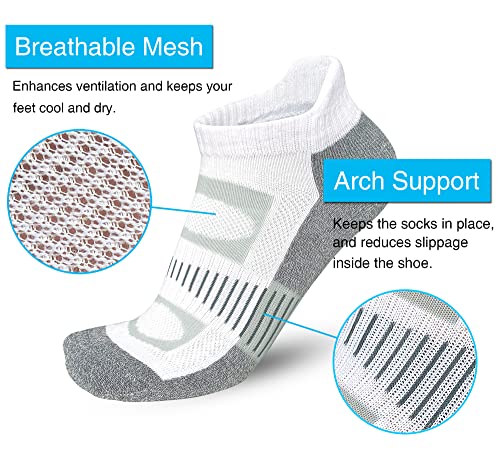 APTYID Women's Athletic Cushion Running Socks (6 Pairs)2