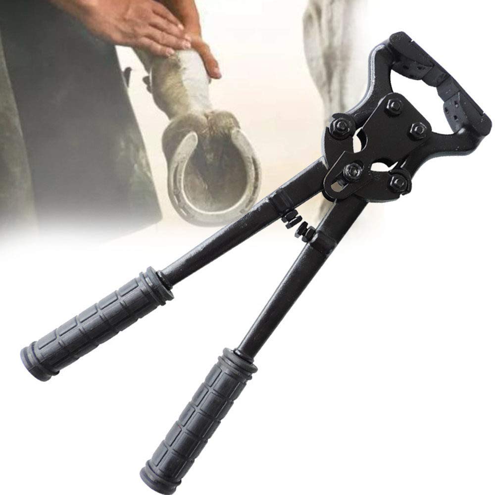 Herraduras para Caballos, Herramientas Profesionales para Cortar PezuñAs de Caballos, Adecuado para la ReparacióN de PezuñAs Duras de Animales Grandes y Medianos