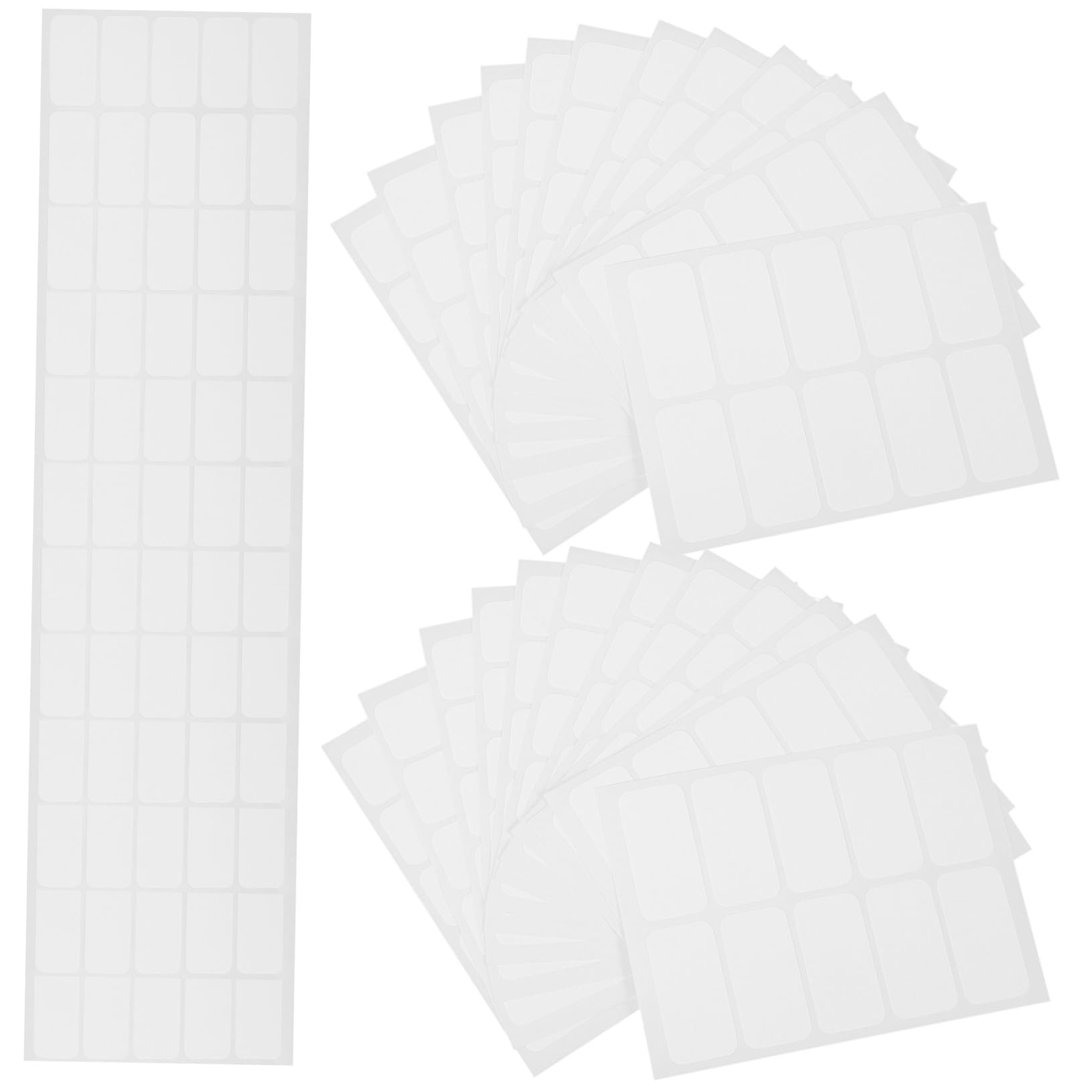 EXCEART 5 Sets Bügelfreie Etiketten Für Kleidung Wäscheraum-marker Kleidungszubehör Waschbare Namensetiketten Für Die Wäsche 120 Stück * 5