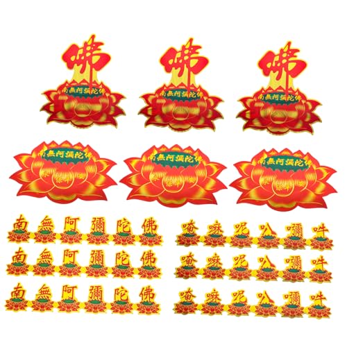 Pegatinas de chino para coche Kombiuda calcomanias decorativas de pared 24 unidades