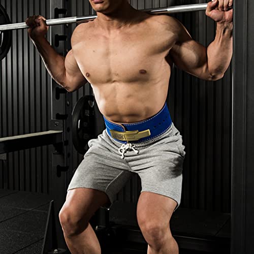 Foto von Home and Décor Gewichthebergürtel Mit Hebelschnalle Fitnesstraining Schutzausrüstung Rückenstütze Für Gewichtheben Kraftdreikampf Kreuzheben Kniebeugen (Color : Red, Size : 53-85cm)