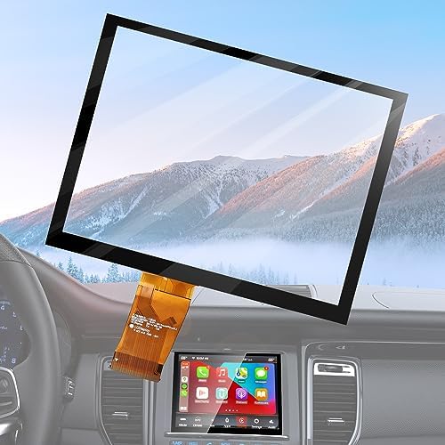 8.4" Uconnect Touch Screen 4C UAQ LCD Monitor Radio Navigation Compatible With Dodge Ram Chrysler Charger Jeep Cherokee Wrangler Gladiator Compass 2017-2022 Replace # LA084X01(SL)(02) (with LCD