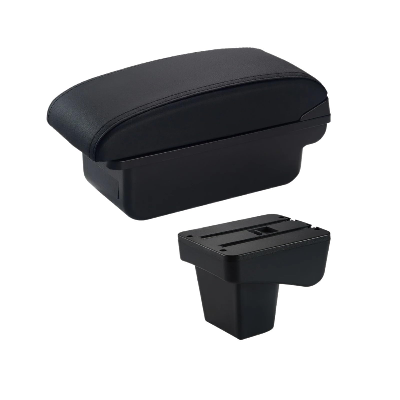 CGBWMB Arm Rest for Car For Suzuki For Vitara Armrest Box Central Store Content Storage Rest Modification Accessories Armrest Box(A Black Line No USB)