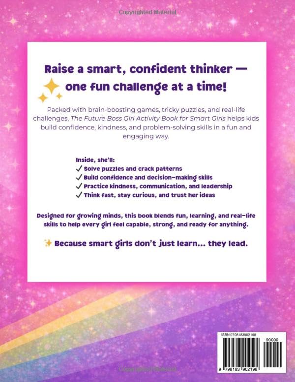 The Future Boss Girl Activity Book for Smart Girls: Screen-Free Logic Puzzles, Trivia & Challenges with Fun Facts and Brain-Boosting Activities for Girls Ages 5–8 (Future Legends Adventures) image 3