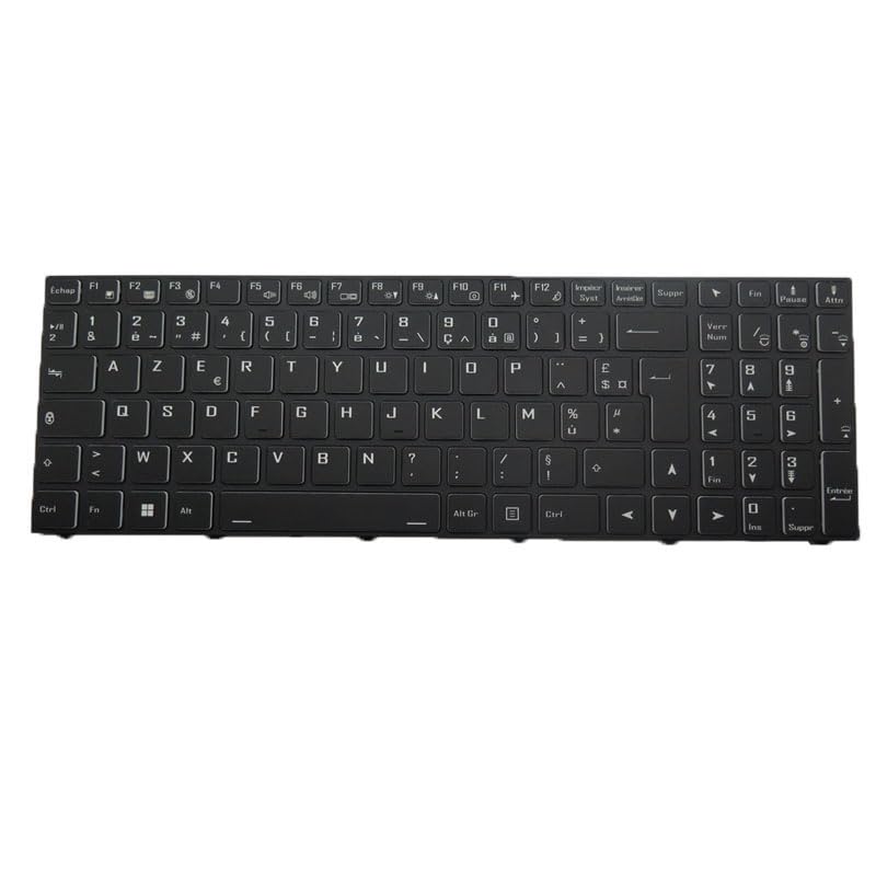 Clavier français pour Slimbook Hero Intel i7 13620H cadre noir